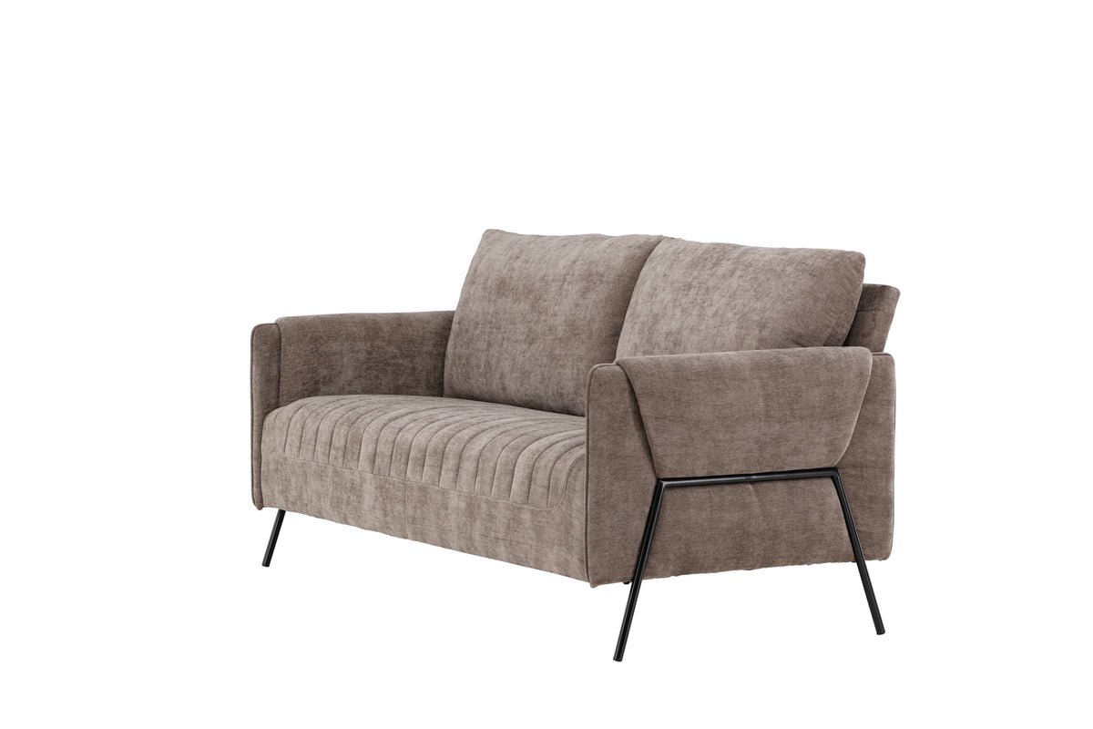 Indigo 2-sits soffor beige – detaljbild