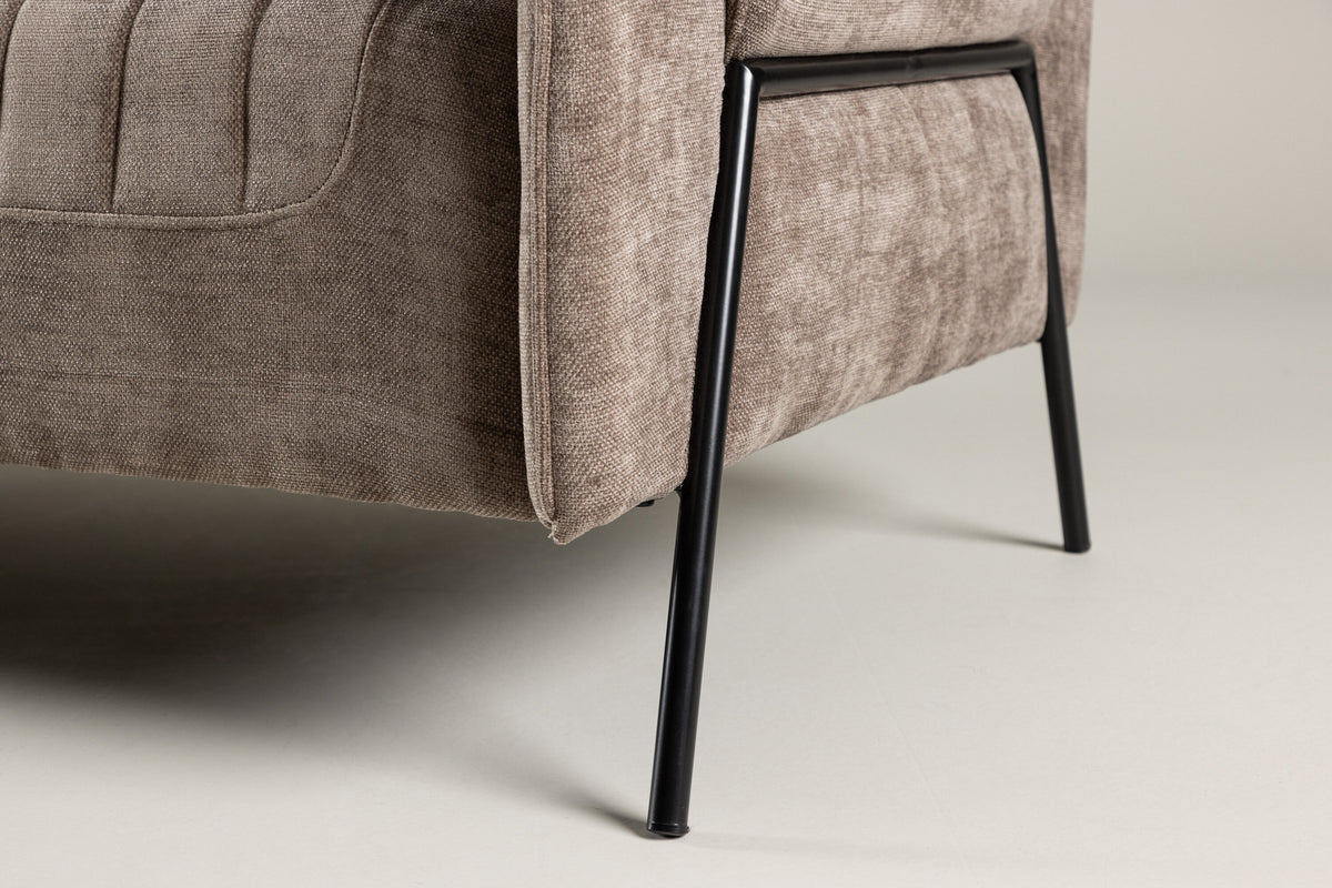 Indigo 2-sits soffor beige – livsstilsbild
