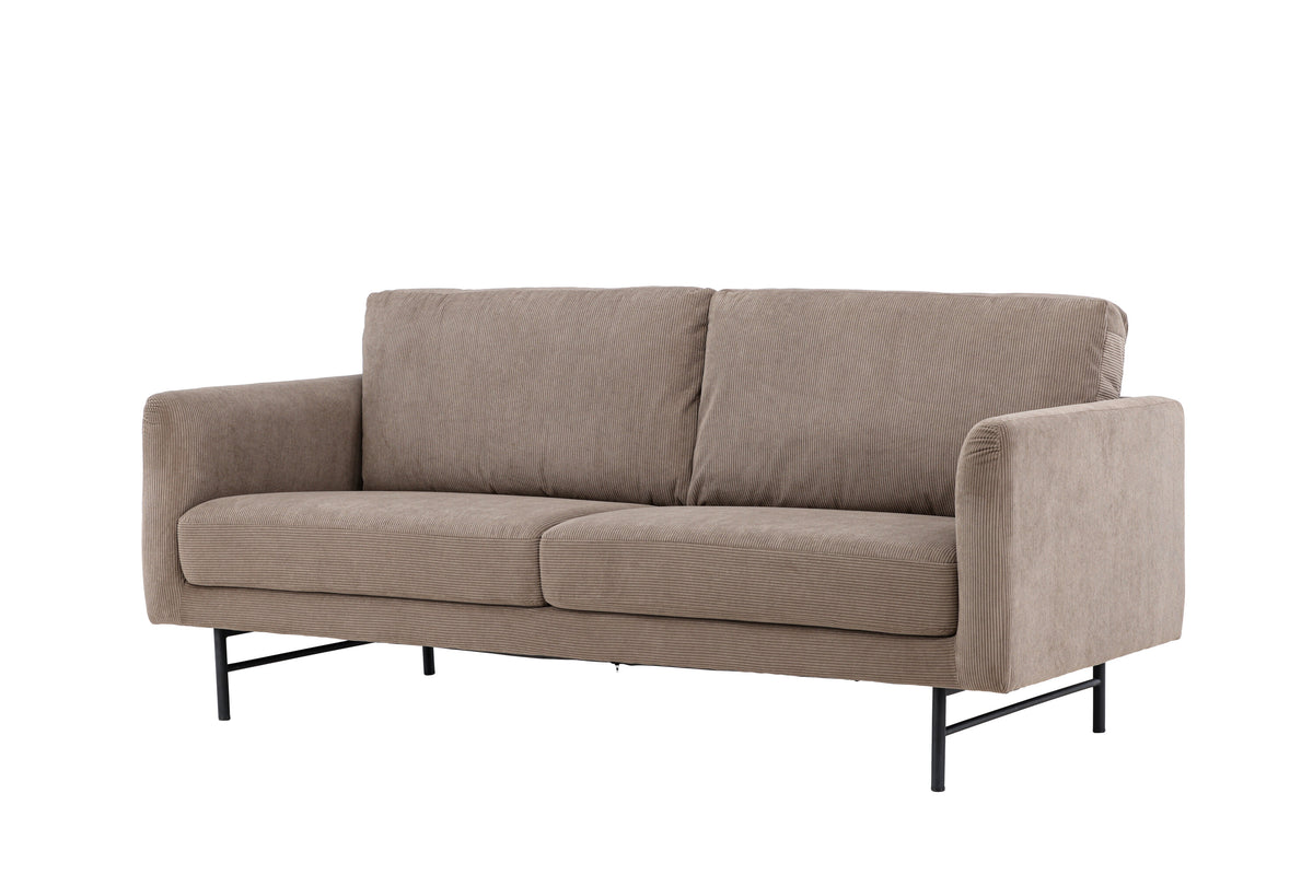 Sky 3-sits soffor brun – sidovy
