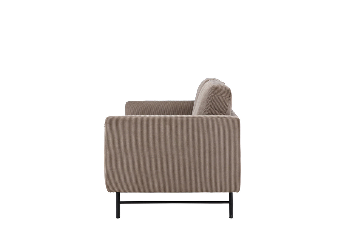 Sky 3-sits soffor brun – detaljbild