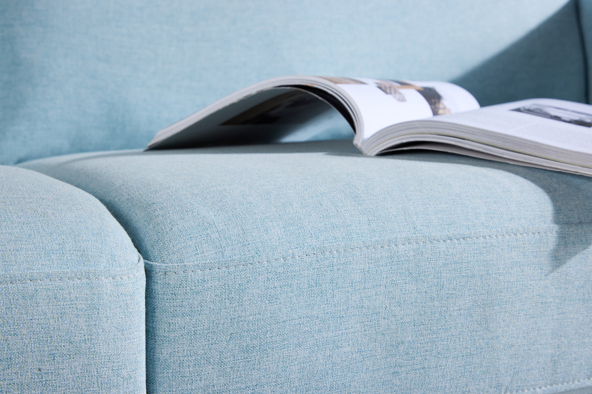 Sky 3-sits soffor blå – livsstilsbild