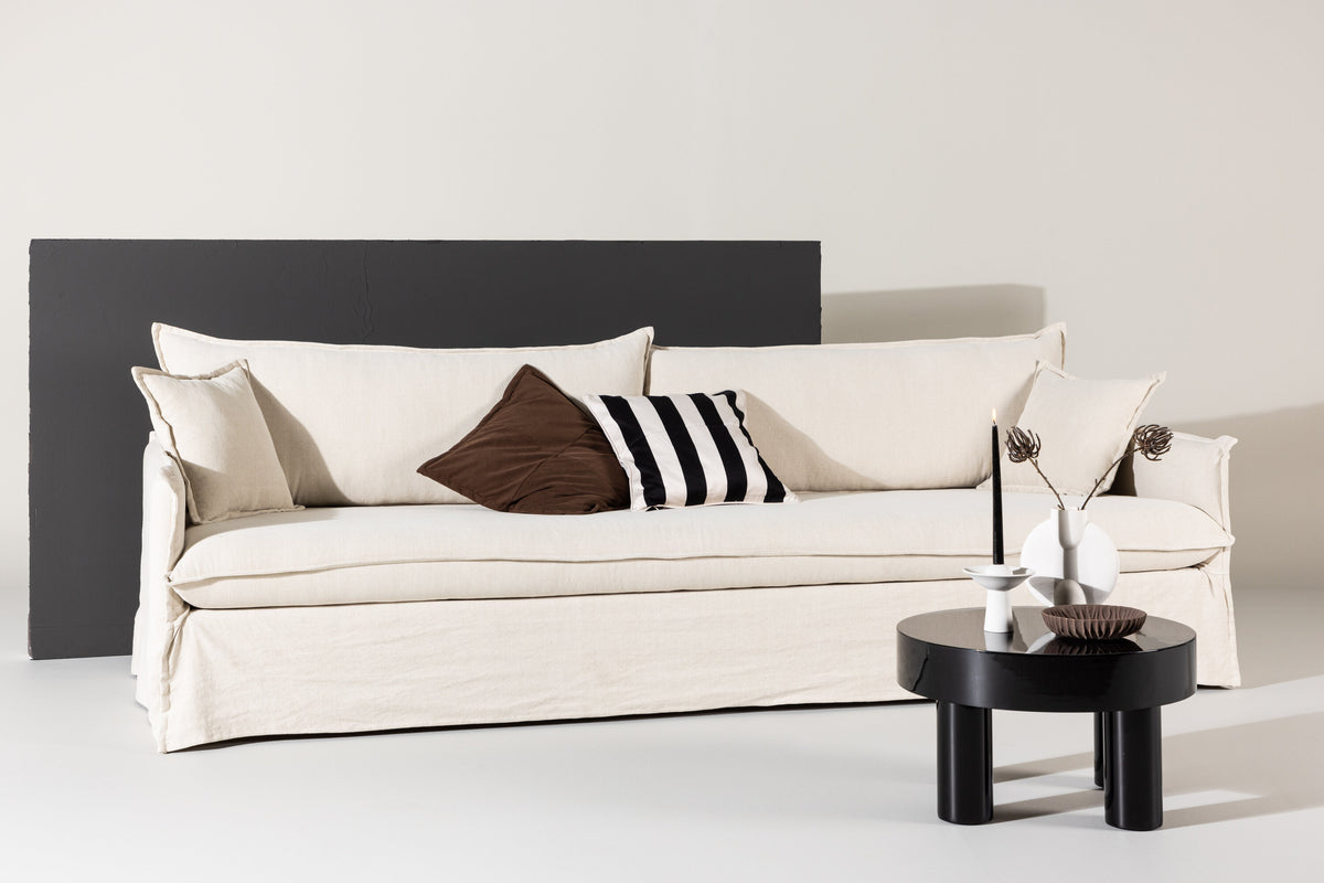 Nova 4-sits soffor beige – inspirationsbild