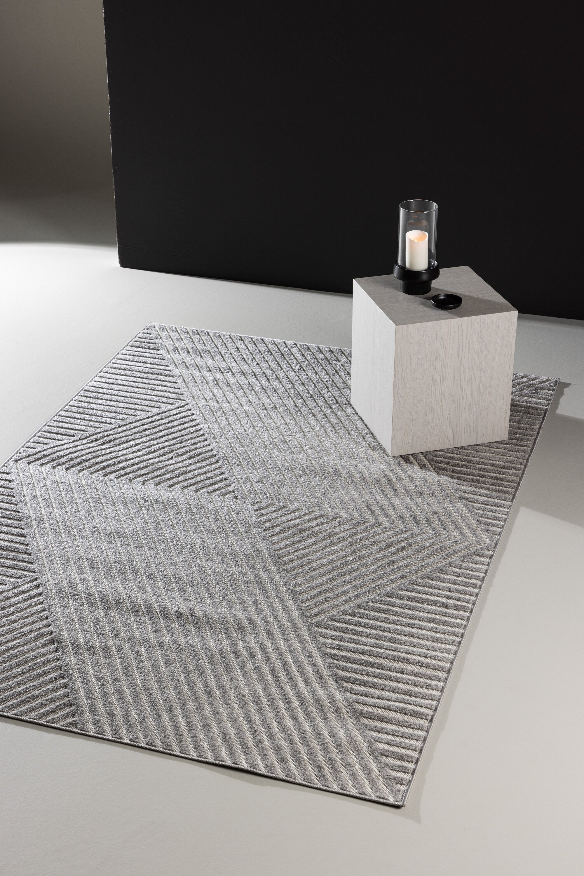 Aron polypropylenmatta 230 x 160 cm – livsstilsbild i hemmiljö
