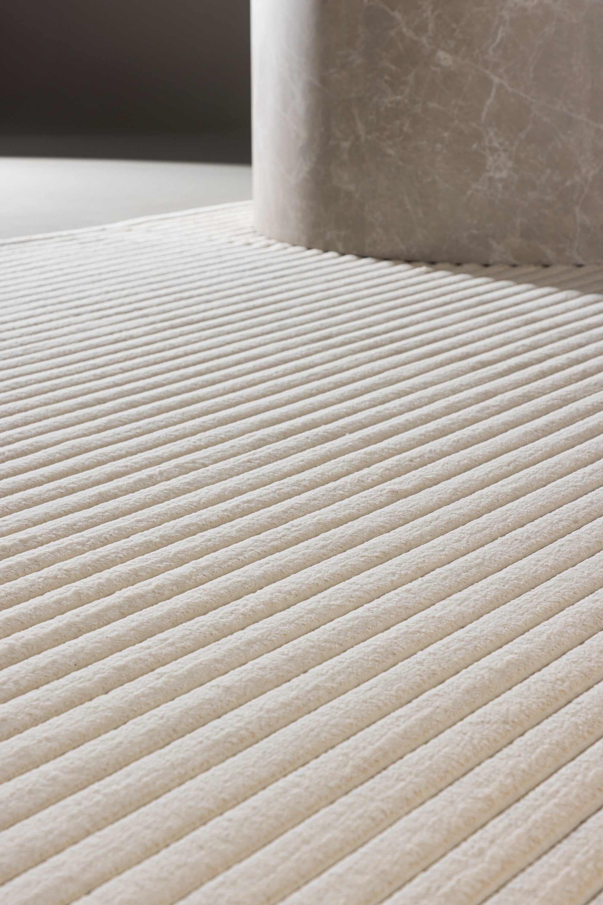 Miller polyestermatta 230 x 160 cm – närbild struktur
