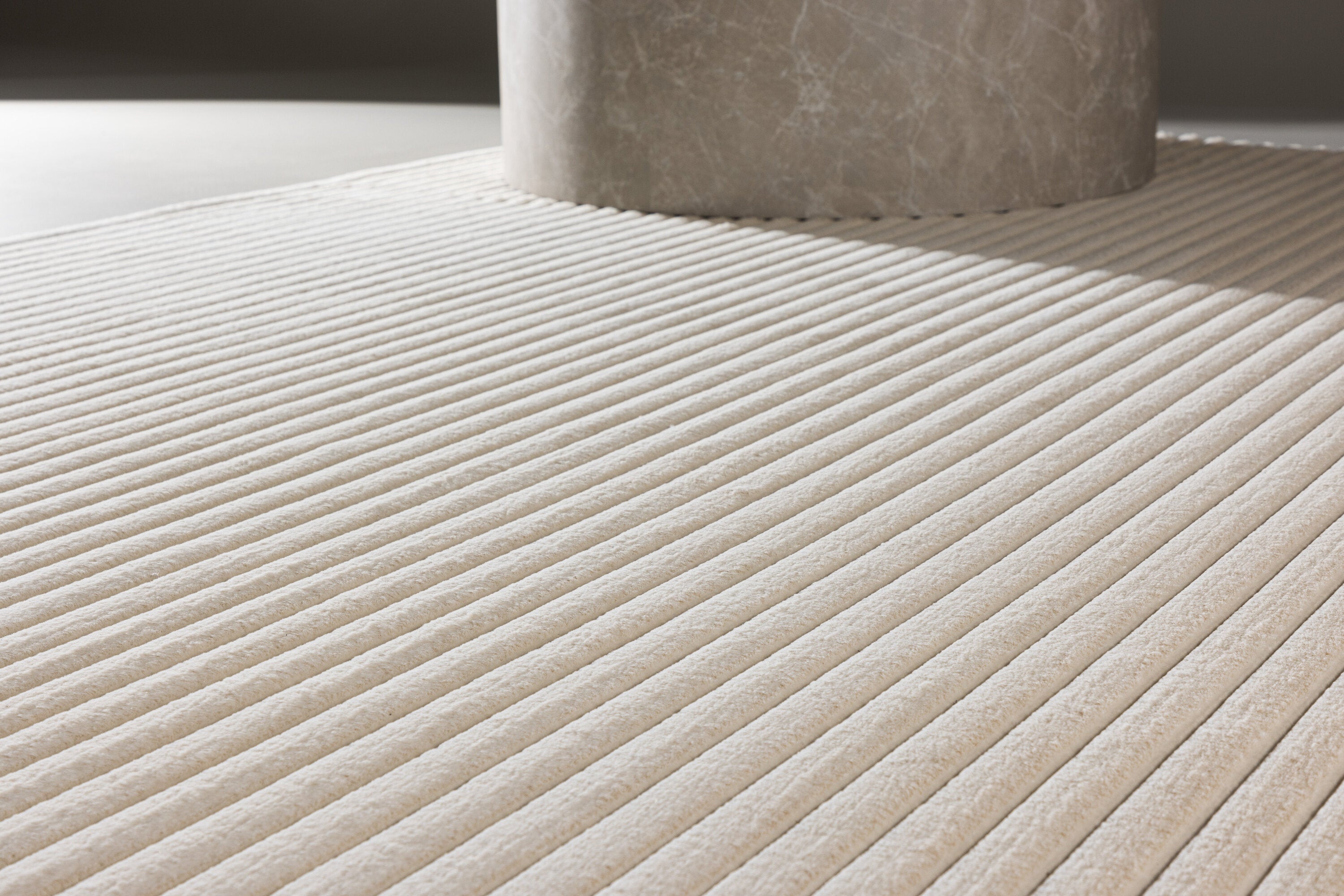 Miller polyestermatta 230 x 160 cm – hemmiljö ovanifrån