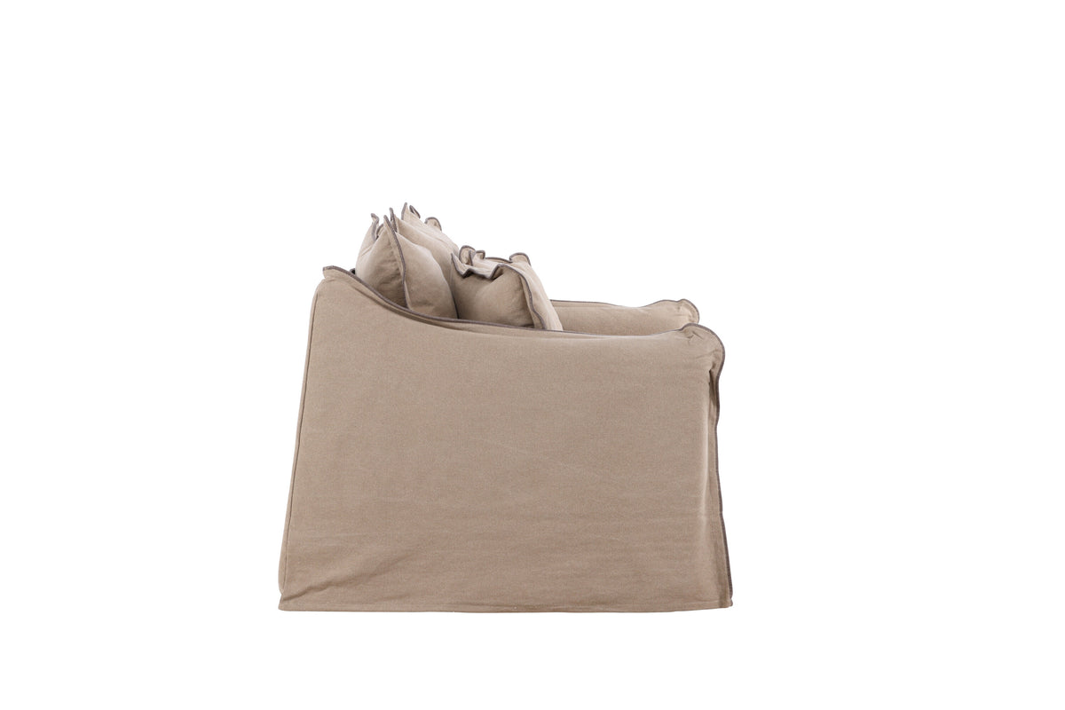 Oskarshamn 3-sits soffor brun – produktbild