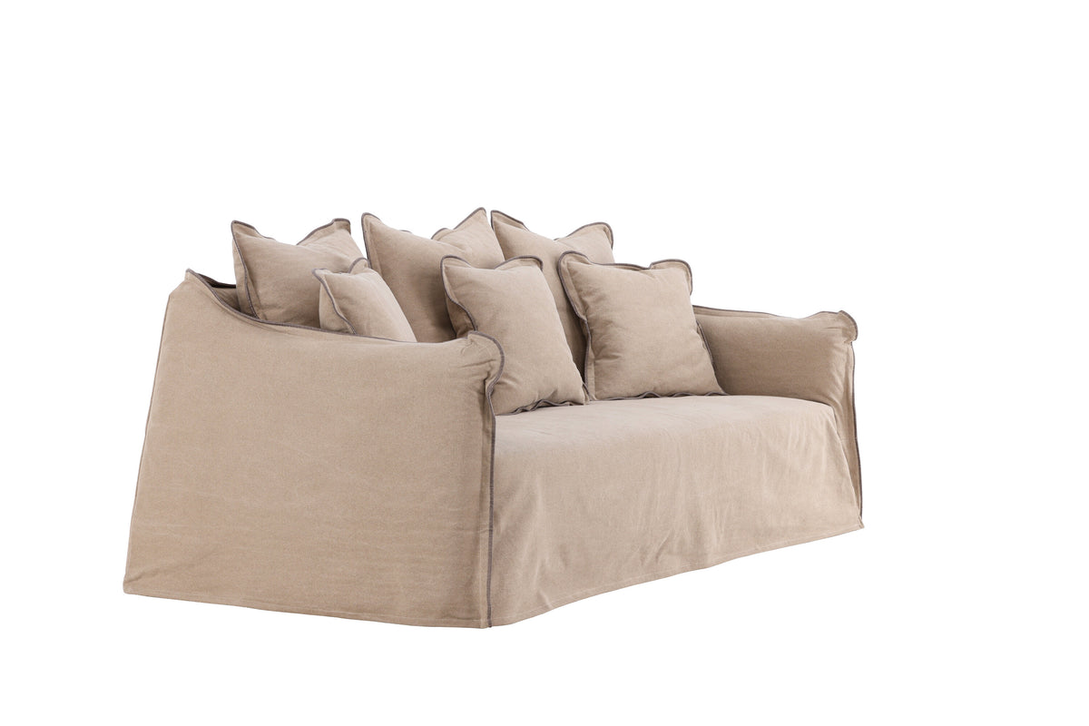 Oskarshamn 3-sits soffor brun – produktbild