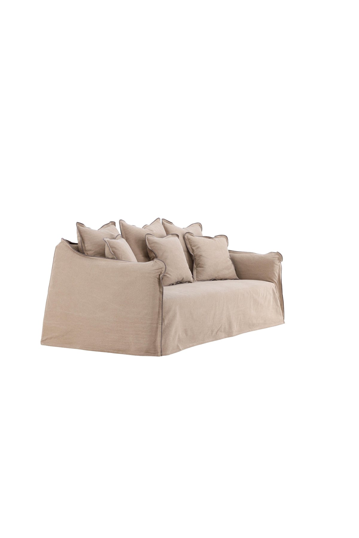 Oskarshamn 3-sits soffor brun – studioshot