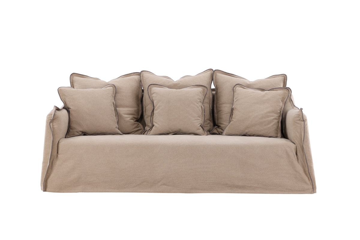 Oskarshamn 3-sits soffor brun – produktbild