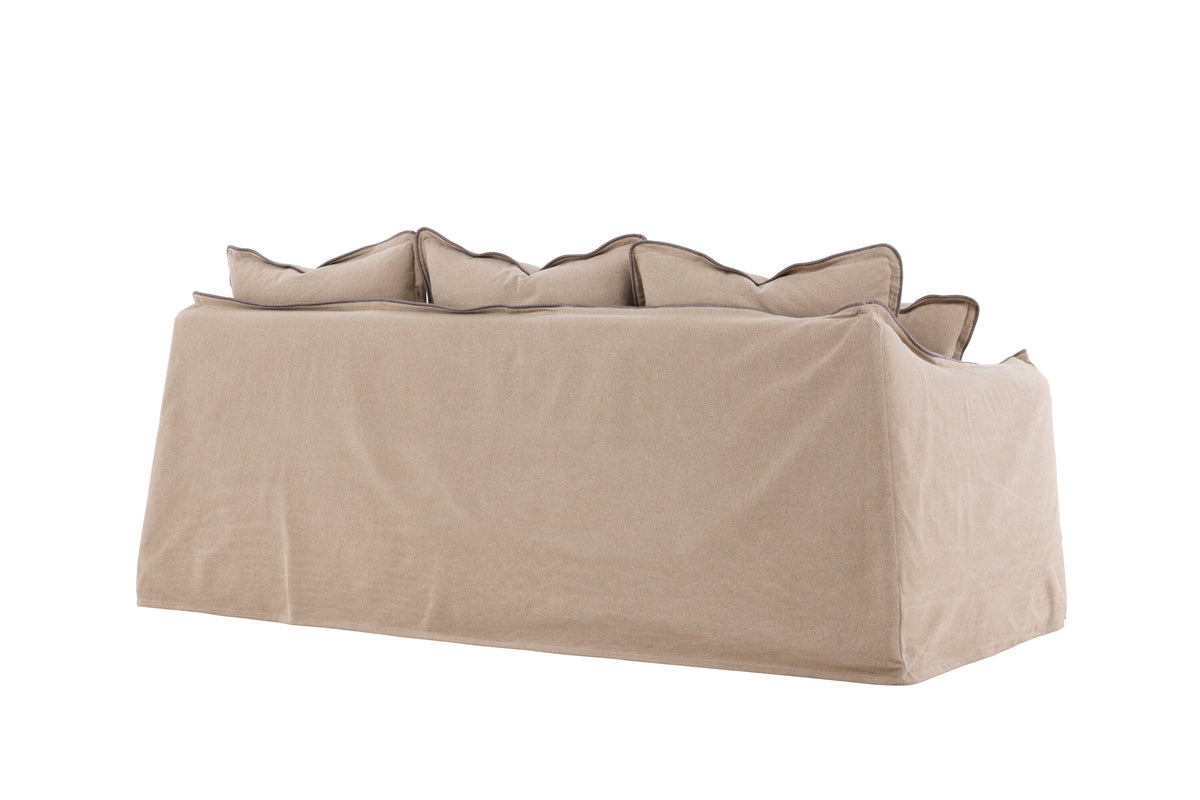Oskarshamn 3-sits soffor brun – produktbild