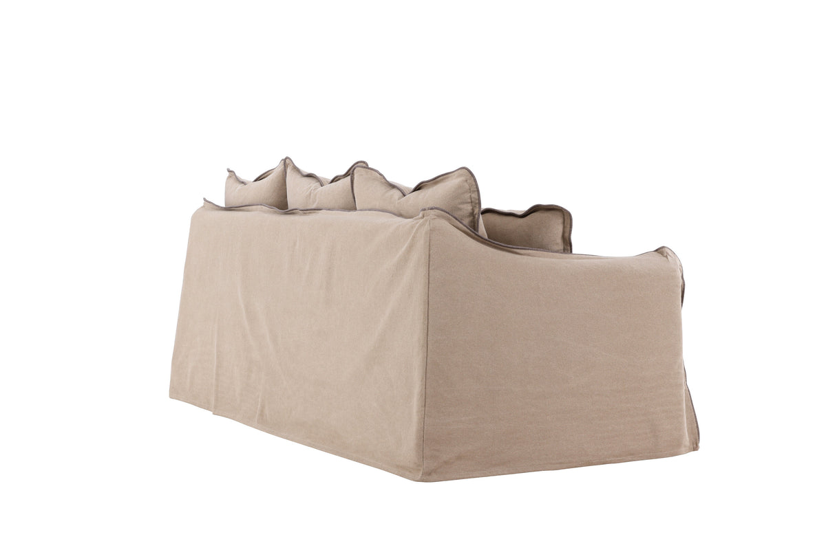 Oskarshamn 3-sits soffor brun – produktbild