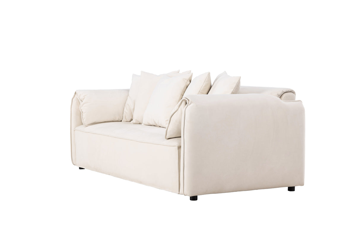 Torekov 3-sits soffor vit – detaljbild