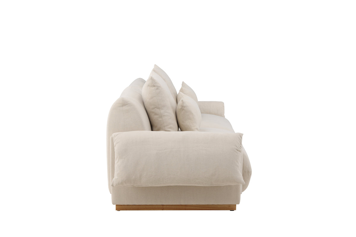 Mollösund 3-sits soffor beige – produktbild