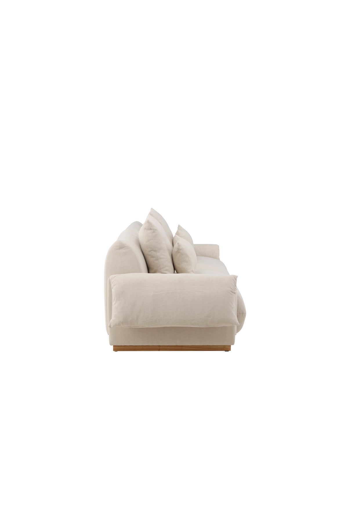 Mollösund 3-sits soffor beige – studioshot