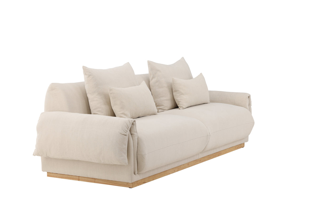 Mollösund 3-sits soffor beige – produktbild