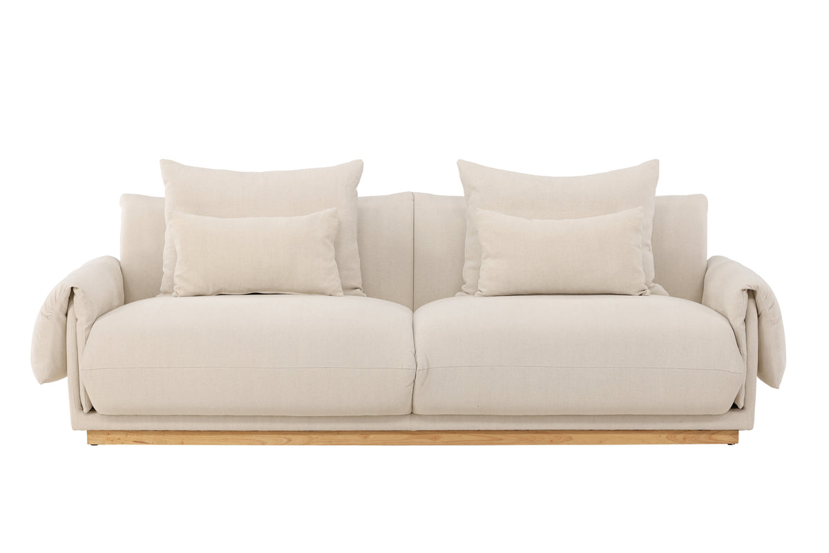 Mollösund 3-sits soffor beige – produktbild
