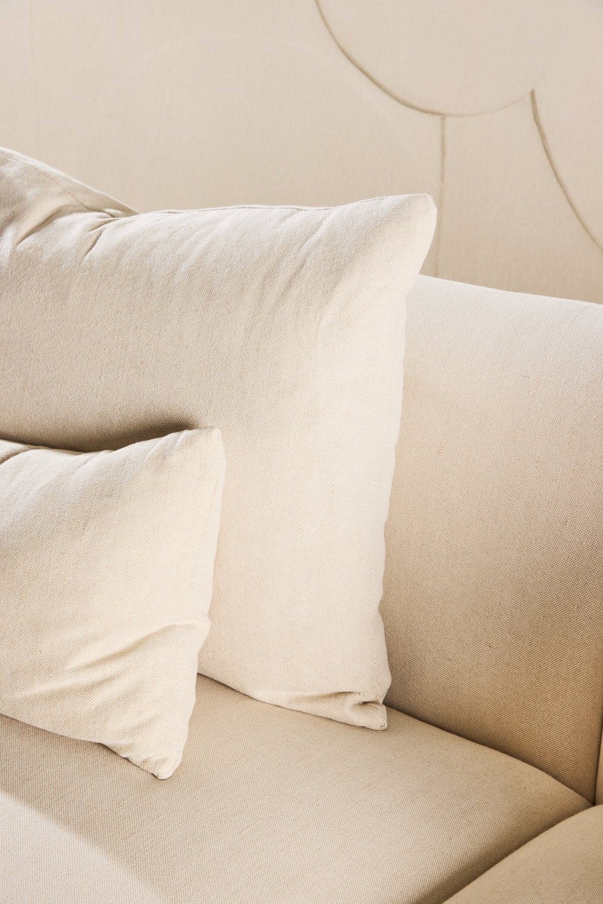 Mollösund 3-sits soffor beige – livsstilsbild