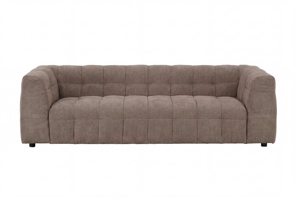 Malou 3-sits soffor brun – produktbild