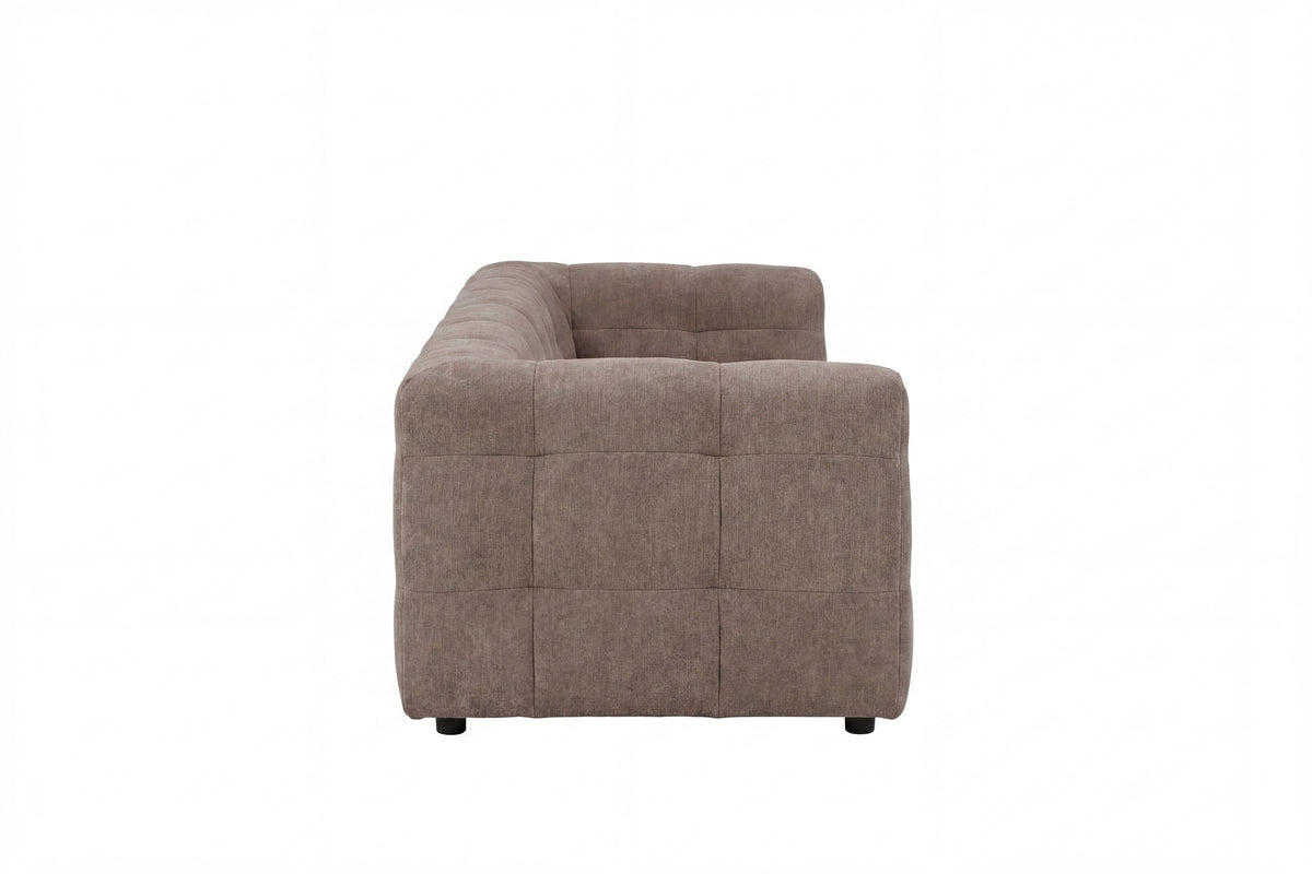 Malou 3-sits soffor brun – detaljbild