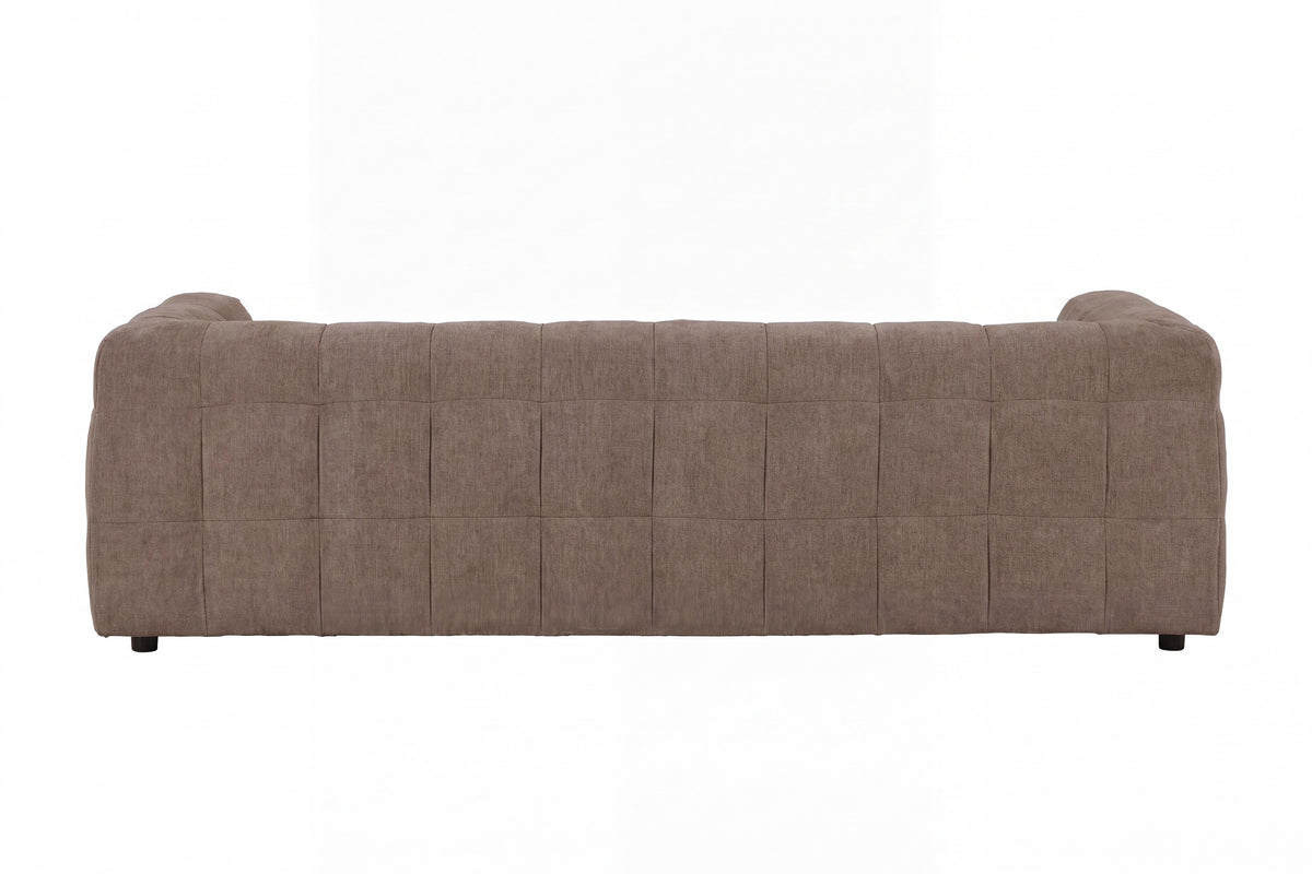 Malou 3-sits soffor brun – detaljbild