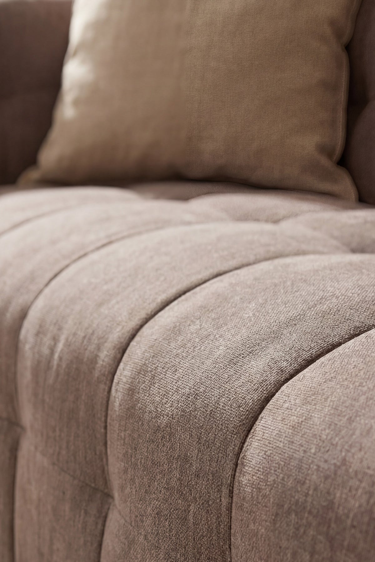 Malou 3-sits soffor brun – livsstilsbild
