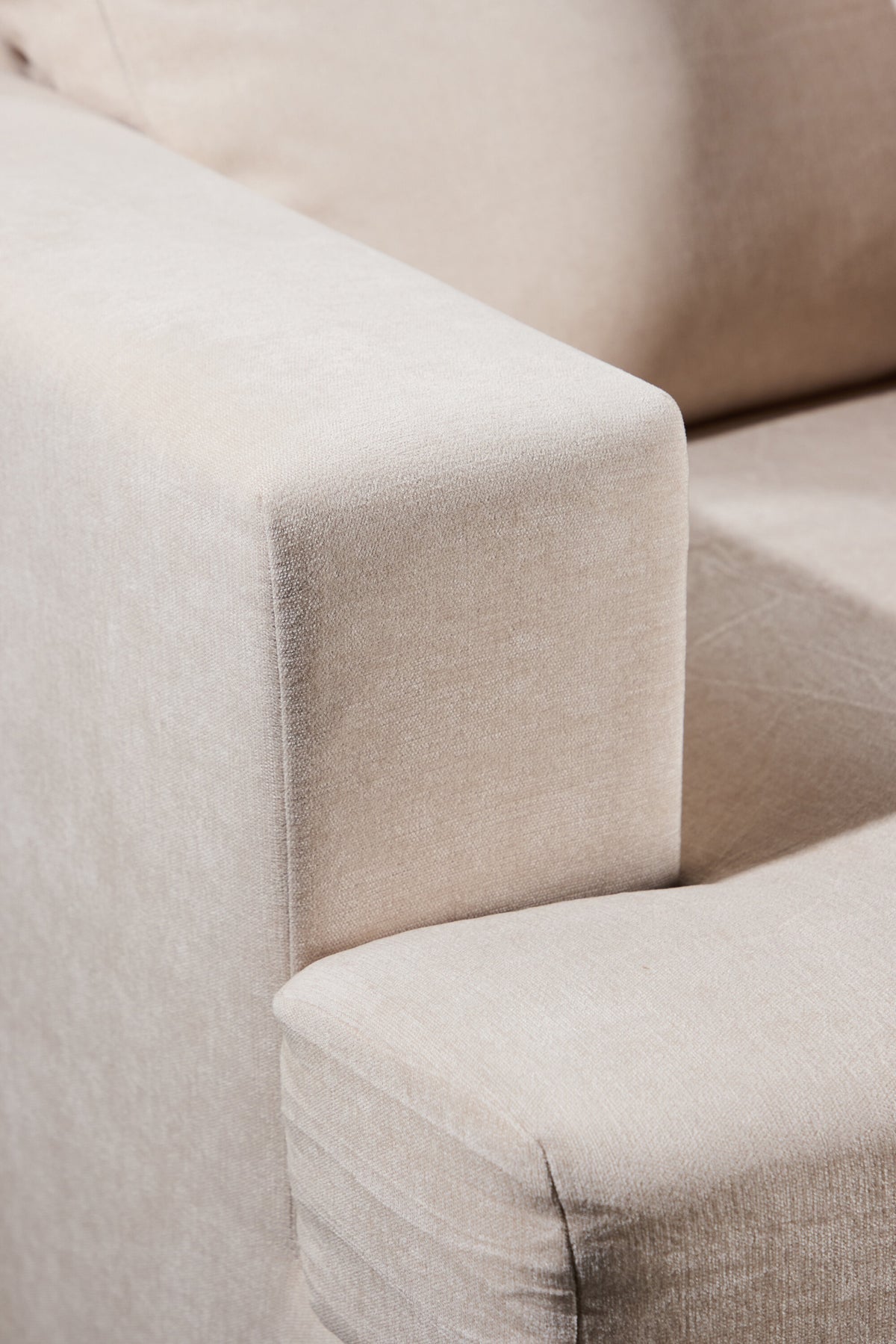 Sani 3-sits soffor greige – livsstilsbild