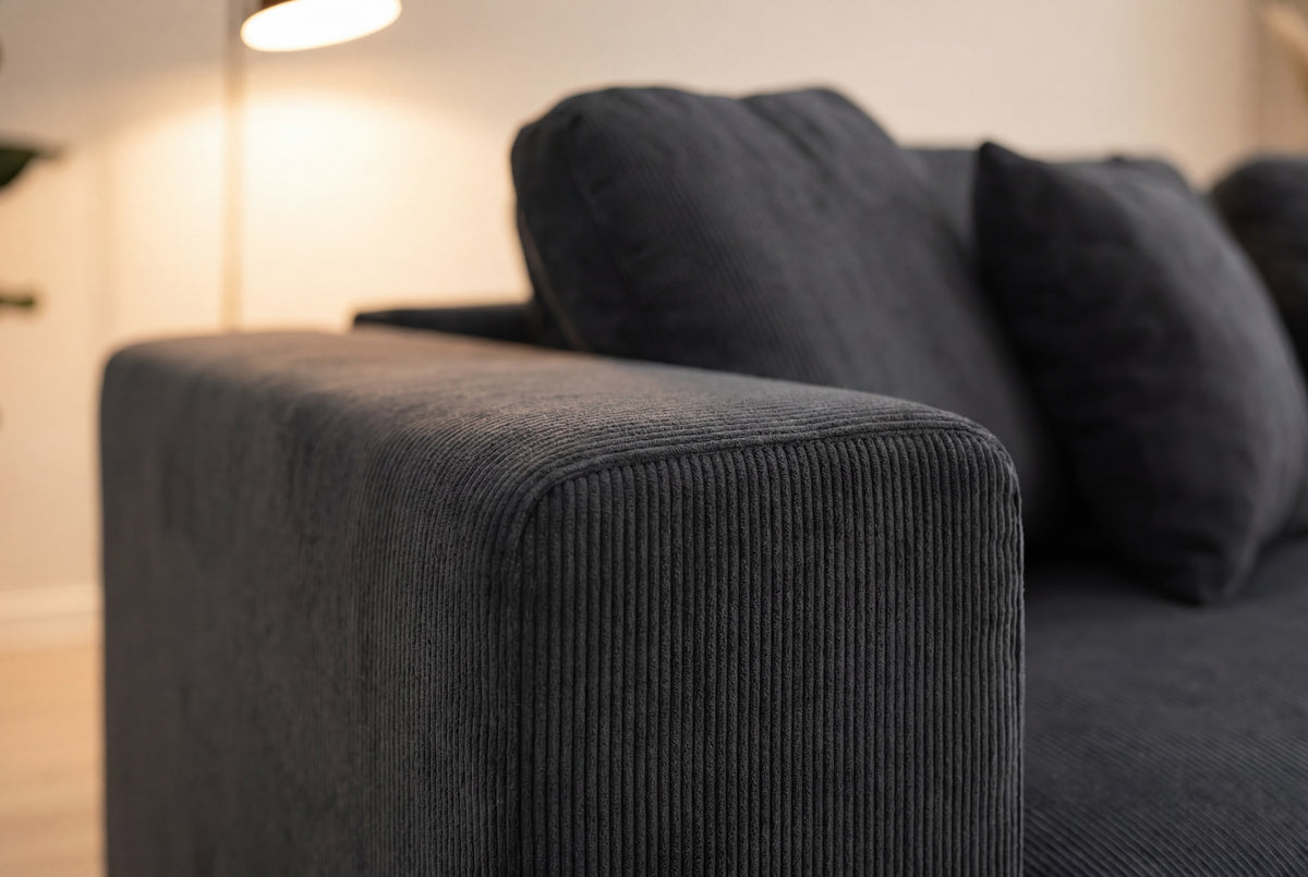 Bellman 3-sits soffor mörkgrå – livsstilsbild