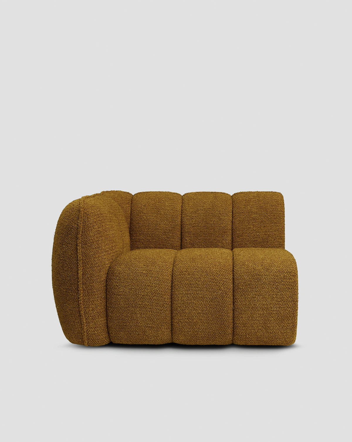 Senzo L Soffa – 100% Polyester fabri / Plywood frame / HR foam – Senap