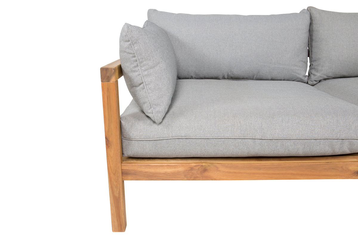 Marion 2-sits soffor nature – detaljbild