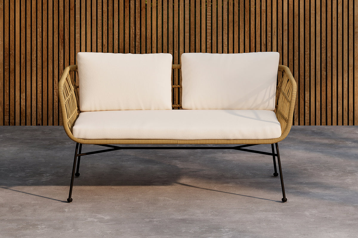 Isola 3-sits soffor nature – hemmiljö ovanifrån