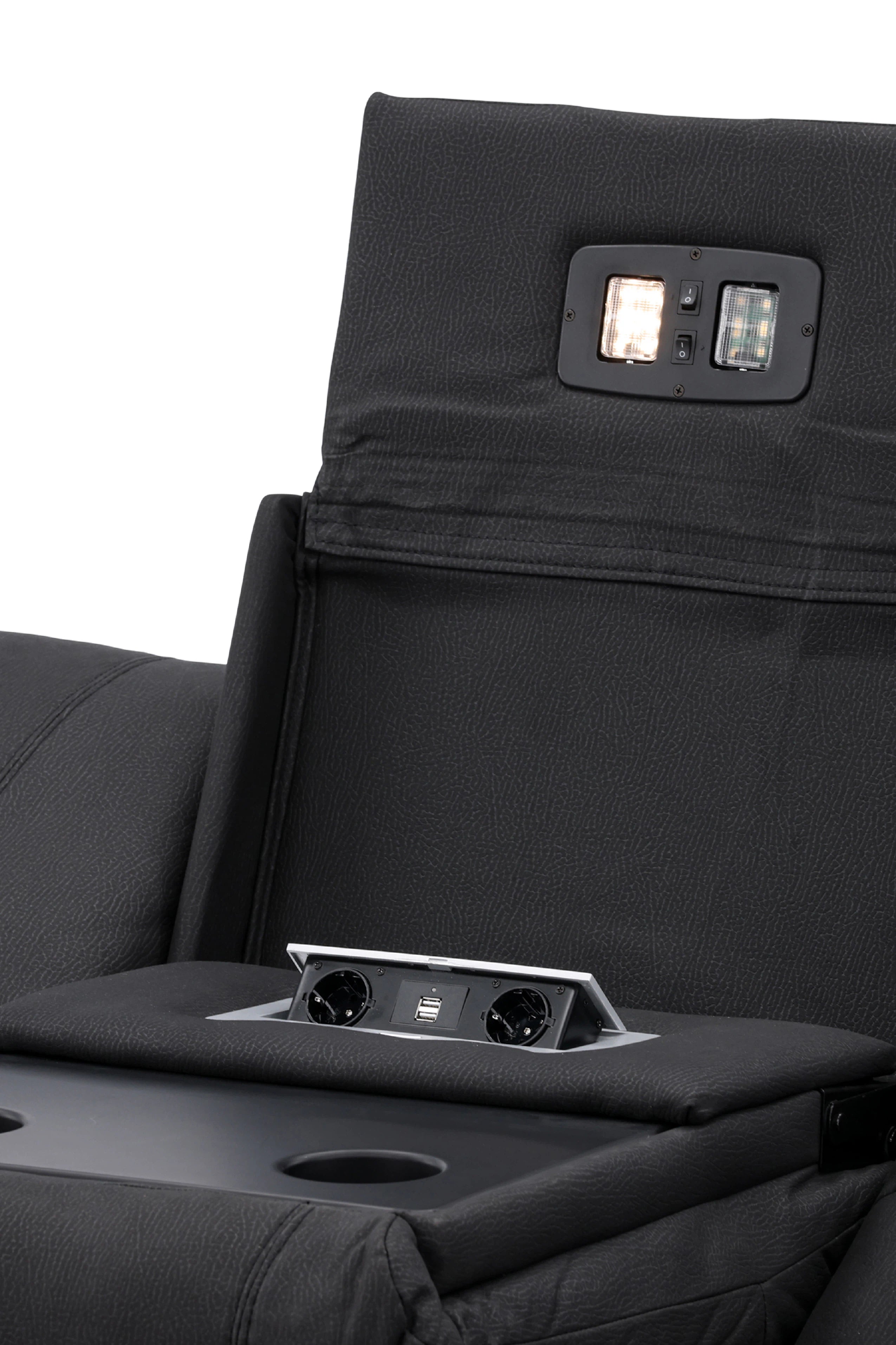 Singapore Reclinersoffa 3 sits 218x96 cm - Folkart