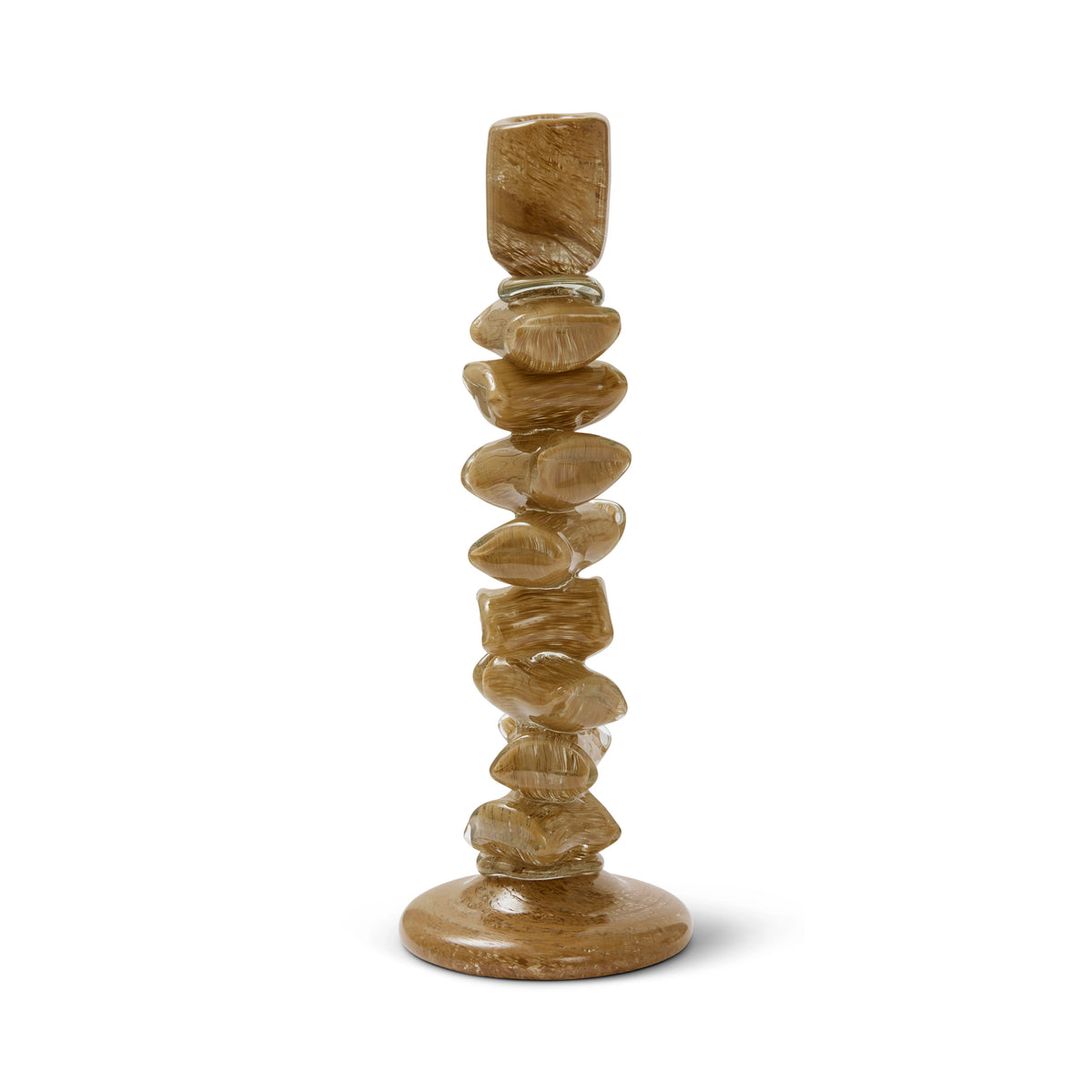 Carmella beige L Ljusstake
