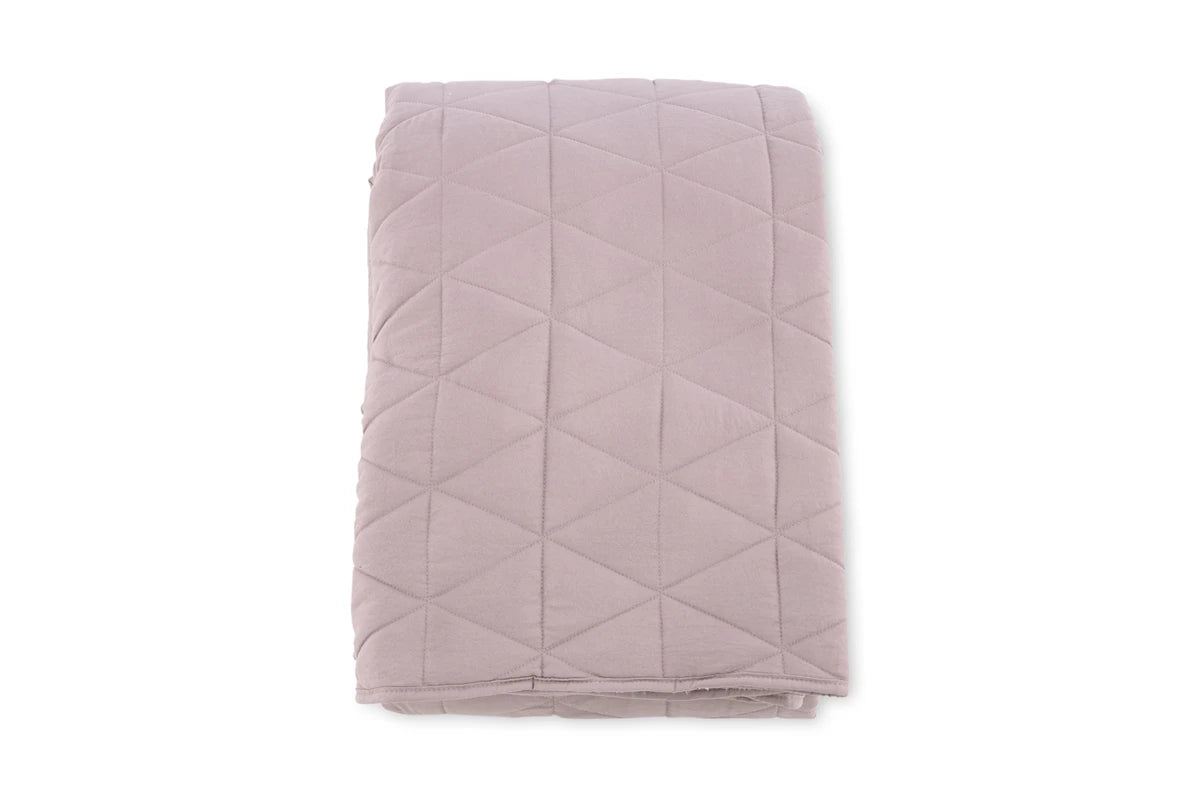 Nilla Överkast 150 x 250 Dammig rosa