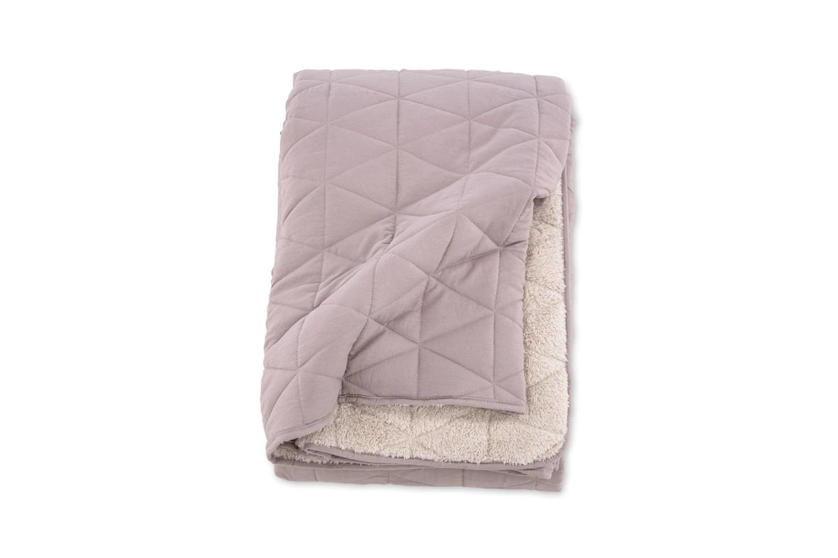 Nilla Överkast 150 x 250 Dammig rosa